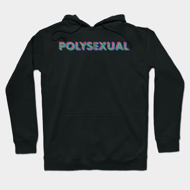 Polysexual Anaglyph Hoodie by AceOfTrades